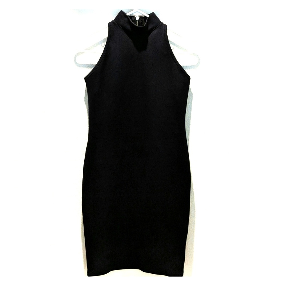 Navy Blue Halter Dress